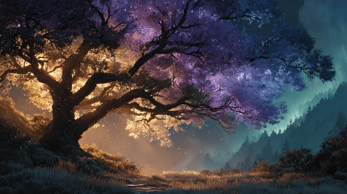 Tree landscape background for ShowPilot demo request